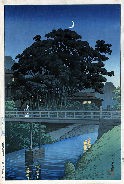 Yahoo!オークション - 川瀬巴水 版画 東京二十景 滝乃川 昭和四 Yahoo!オークション - 川瀬巴水 版画 東京二十景 滝乃川 昭和四