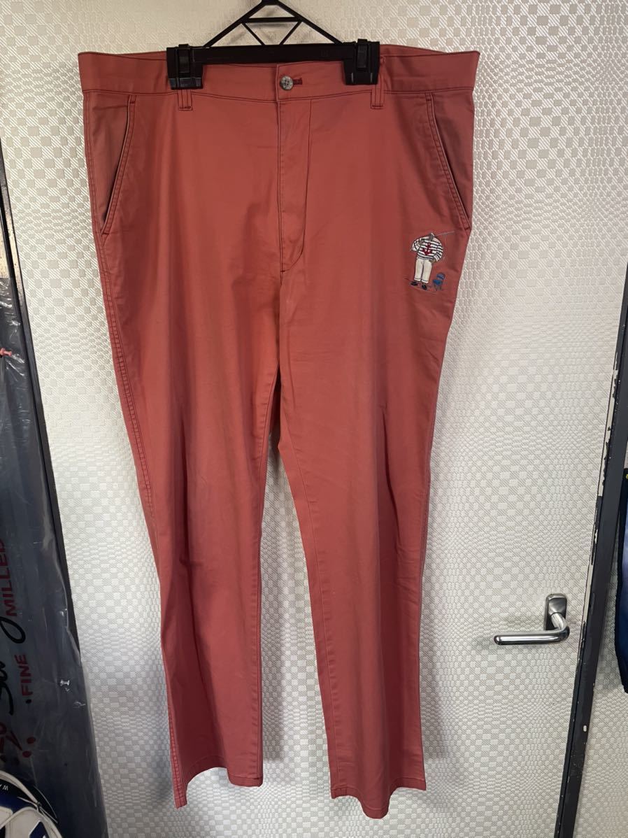 Begin掲載 シナコバ ベージュ綿ストレッチパンツ84