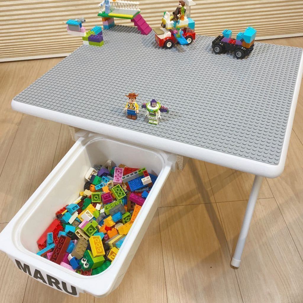 折りたたみコンパクトタイプ 収納ボックス1つ レゴ テーブル LEGO