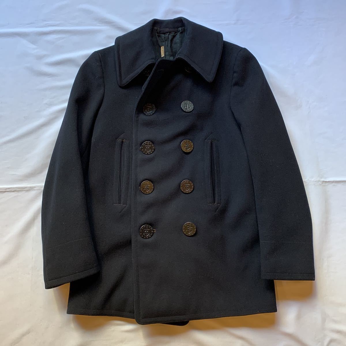 30's U.S.NAVY 4Pocket Pea-Coat 13スターPコート-