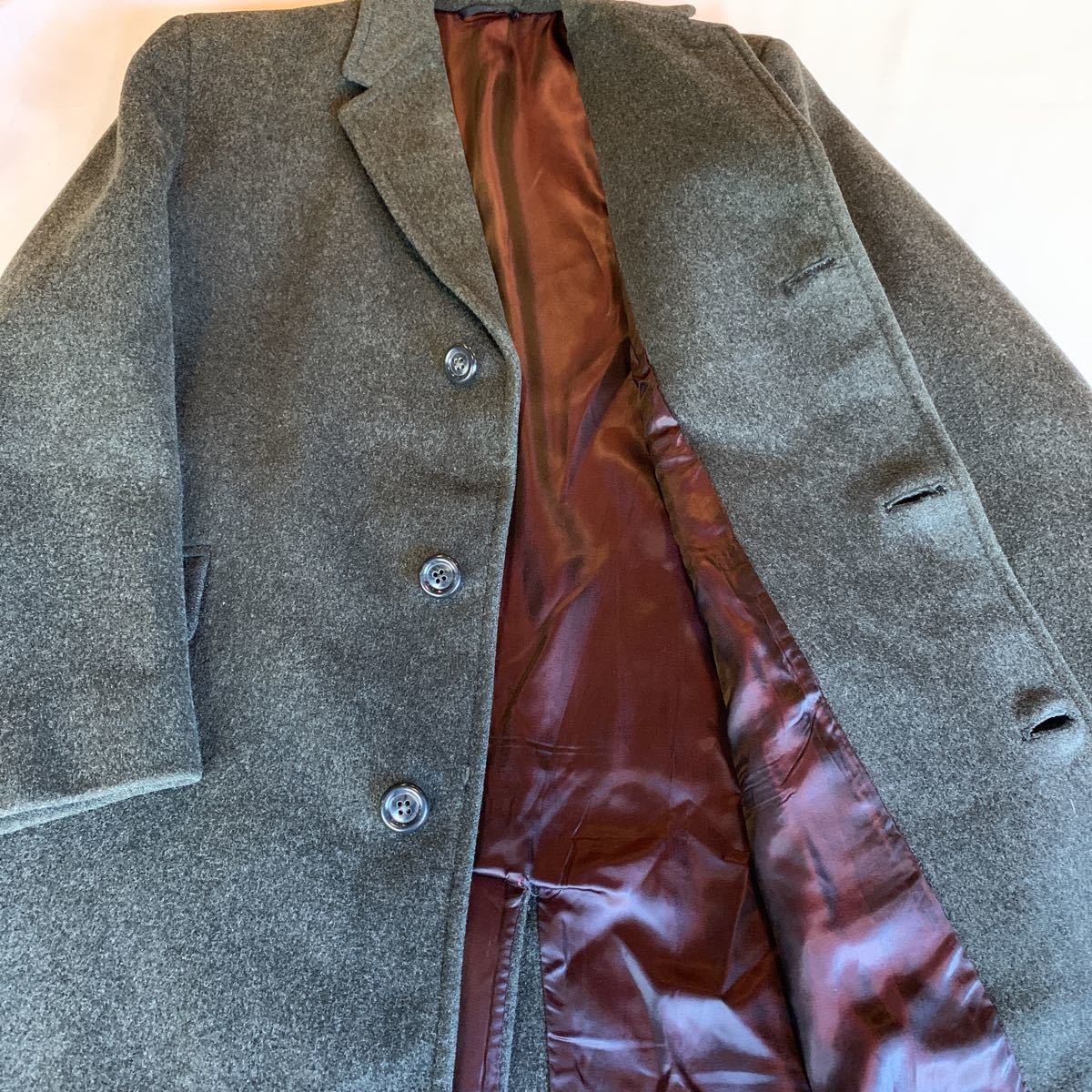 70s John Collier WOOL CHESTER COAT ヴィンテージ ビンテージ ウール