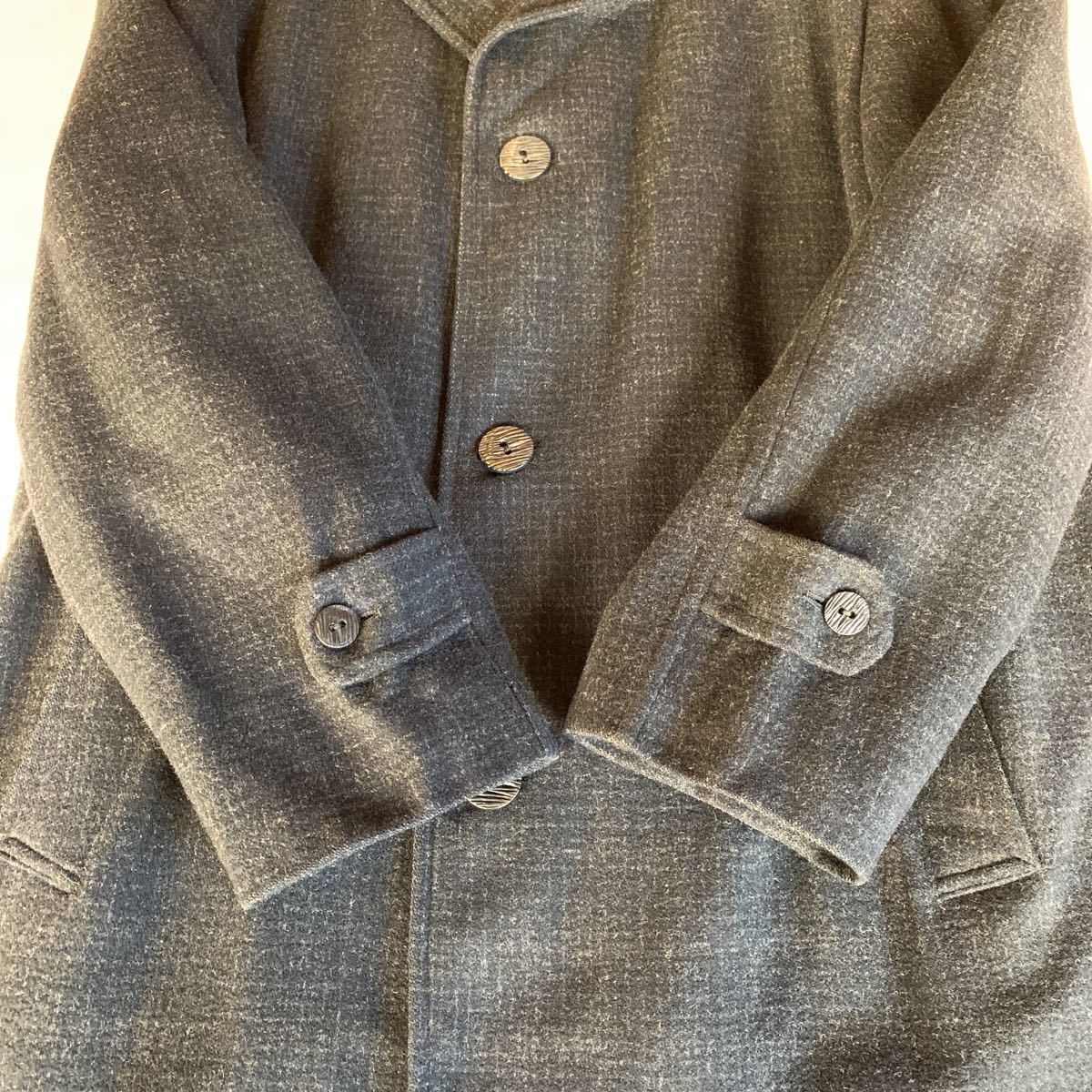 ~60s Robert Hall WOOL CHESTER COAT ヴィンテージ ビンテージ ウールチェスターコート カスリ柄 ROCKABILLY ロカビリー 50s 送料無料_画像6