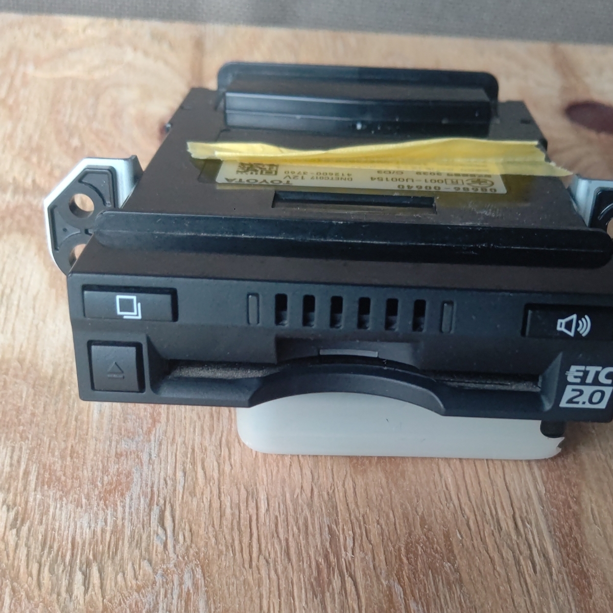 トヨタ純正 ビルトイン ETC2.0 光ビーコン付き ナビ連動 分離型 デンソー製