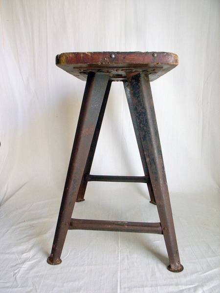 *4шт.@ ножек табурет bow house стул стул дерево металлический ножек doi twin пыль настоящий промышленность серия Vintage античный 