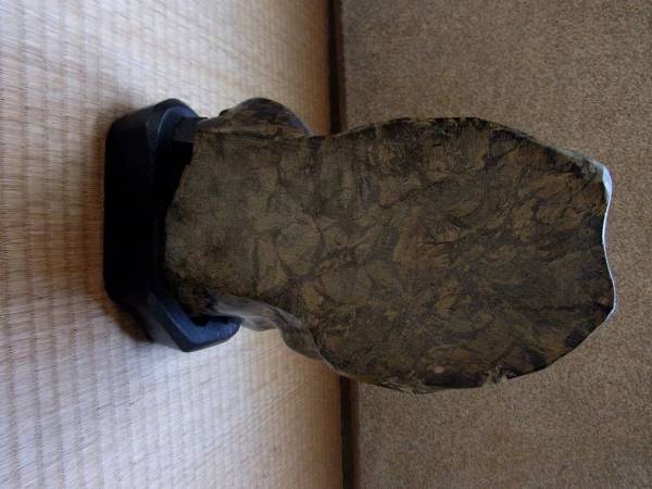 菊化石のような感じの縦型の鑑賞石　検索　骨董時代貿易大陸中国_画像3
