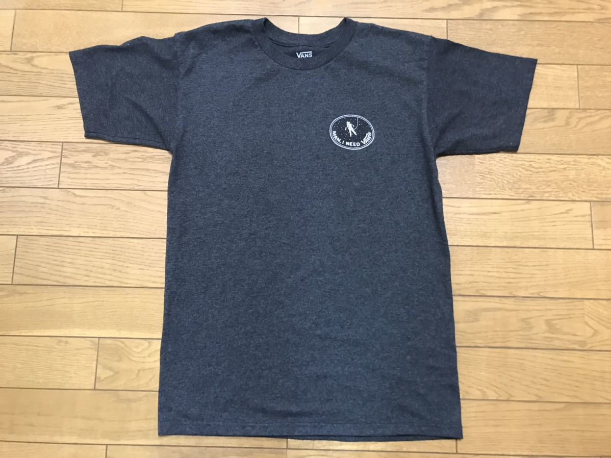 VANS MEN’S SHORT SLEEVE T-SHIRTS size-S(着丈63身幅44) 中古(超美品) 送料無料 NCNR_画像2