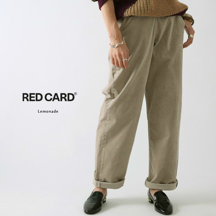 RED CARD レッドカード Lemonade ハイライズ ワイドコーデュロイパンツ_画像1