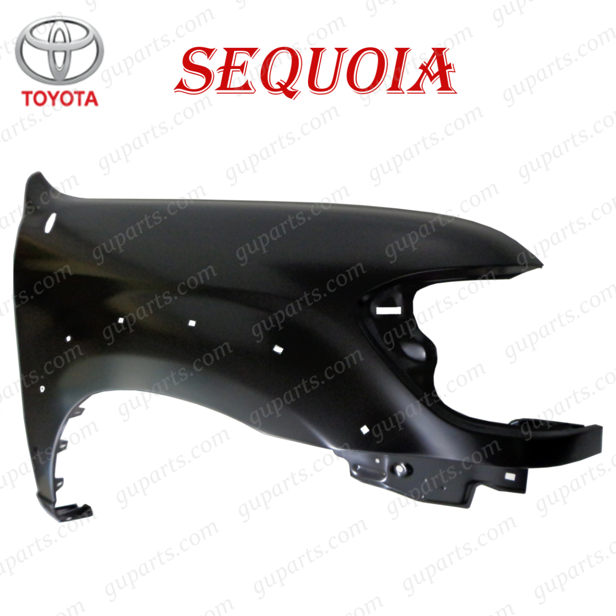 トヨタ セコイヤ 2001～2005 前期 フロント 注目の 53801-0C080 最新の激安 右 なし 穴 フェンダー