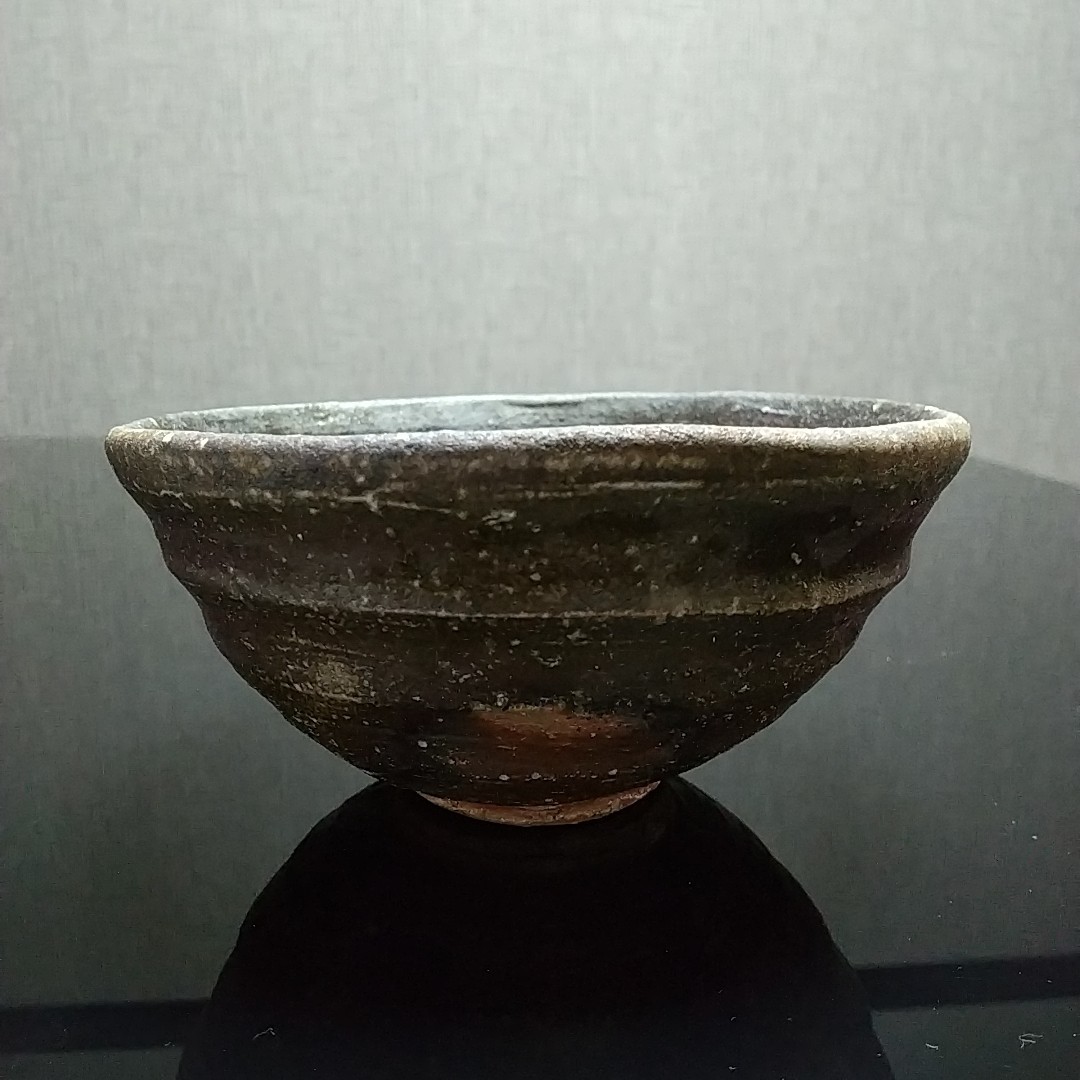 期間限定値下げ！【備前焼 茶碗 共箱付き①】Bizen ware Matcha tea bowl (税込・送料無料)