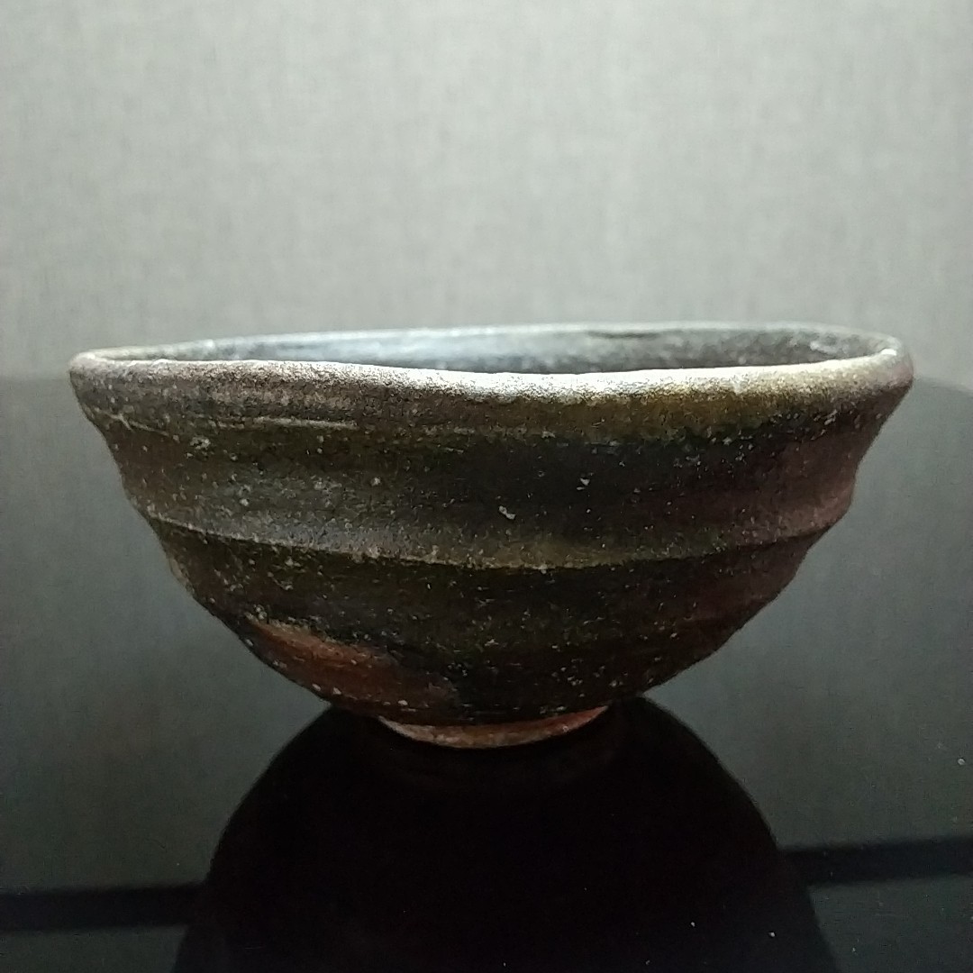 期間限定値下げ！【備前焼 茶碗 共箱付き①】Bizen ware Matcha tea bowl (税込・送料無料)