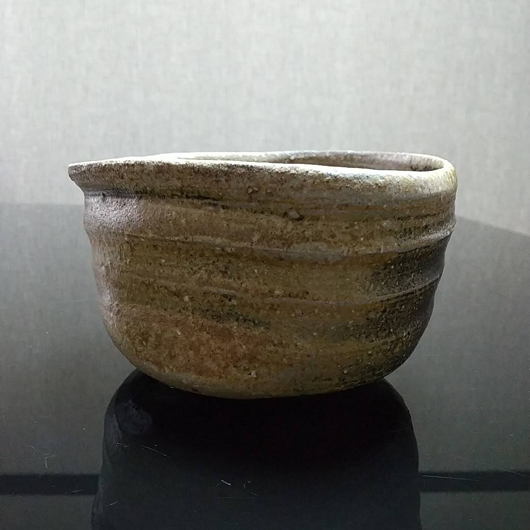 期間限定値下げ！【備前焼 茶碗 共箱付き③】Bizen ware Matcha tea bowl (税込・送料無料)