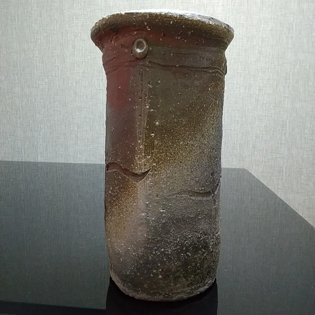 期間限定値下げ！【備前焼 花入 ②】Bizen ware Flower vase (税込・送料無料)