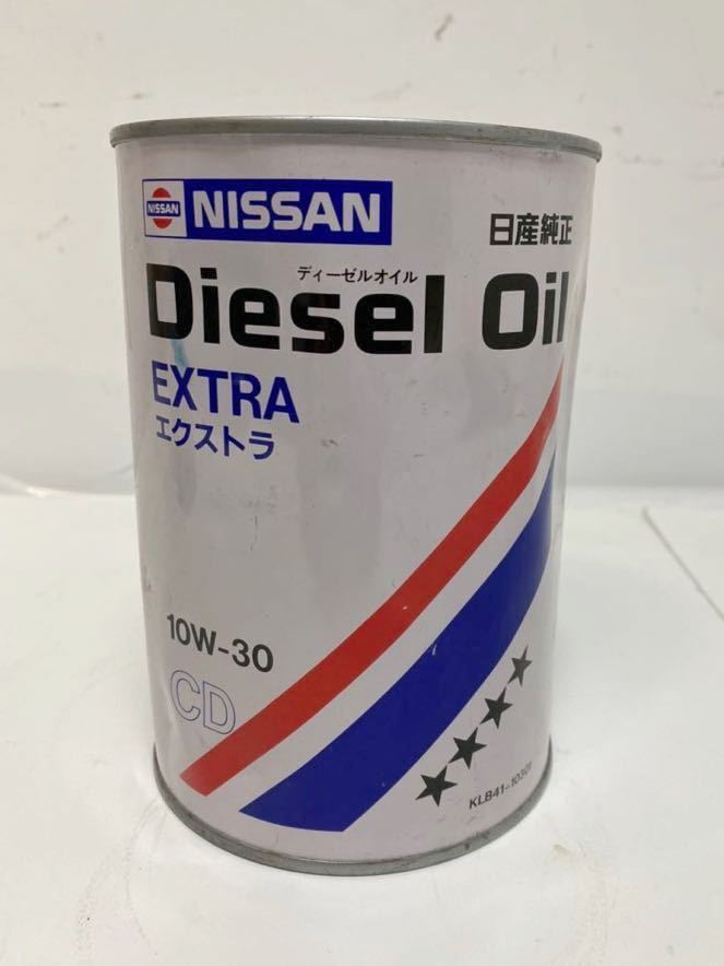 NISSAN Ниссан оригинальный моторное масло подлинная вещь масло жестяная банка Showa Retro Vintage 
