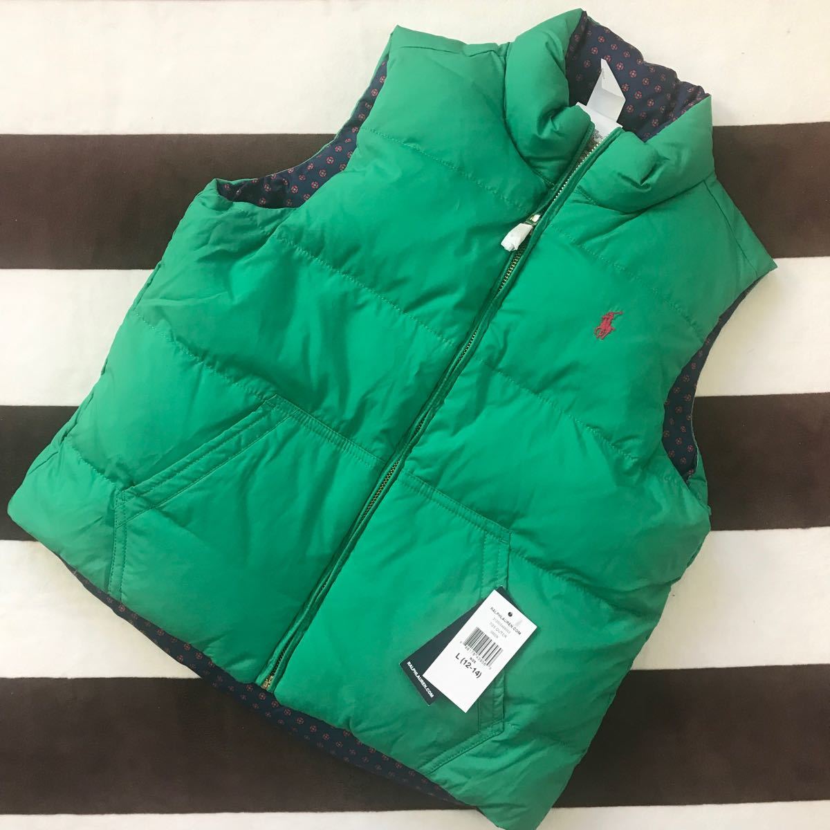 新品】ポロラルフローレン Polo Ralph Lauren ダウン ベスト ガールズ