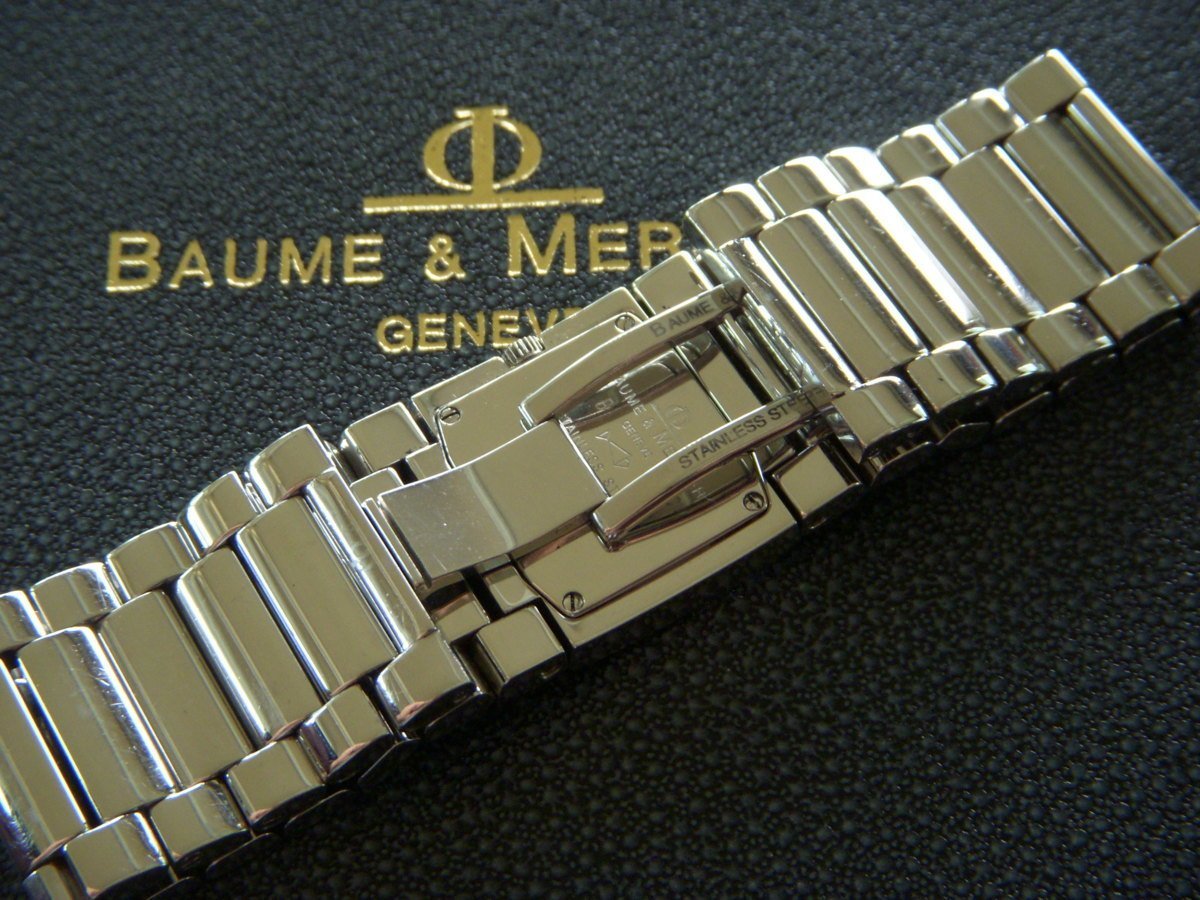 ★とちぎ屋！【ＢＡＵＭＥ＆ＭＥＲＣＩＥＲ】 ボーム＆メルシエ キャットウォークＳＳ ダイヤモンド仕様！ メンズ腕時計 優雅な逸品！！★_画像5