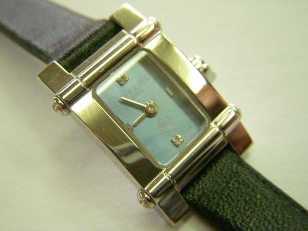 * Tochigi shop![CHARRIOR] Charriol june-b Mini integral 704 diamond leather belt specification! lady's wristwatch *