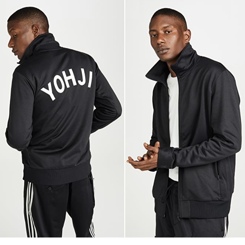 着用1日 美品★Y-3 ワイスリー*L 黒*19AW/M YOHJI LETTERS TRACK JACKET YOHJI YAMAMOTO  トラックジャケット ジャージ バックロゴ ブルゾン