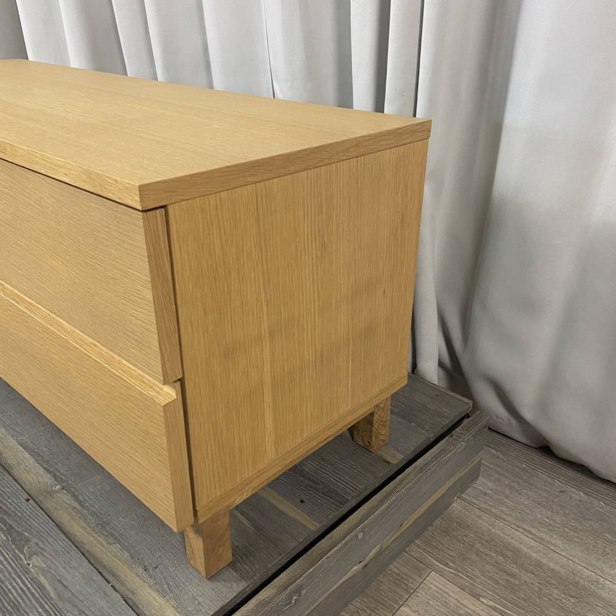 GW99 無印良品 オーク材 テレビボード 幅110cm AVラック GW99 無印良品 オーク材 テレビボード 幅110cm AVラック