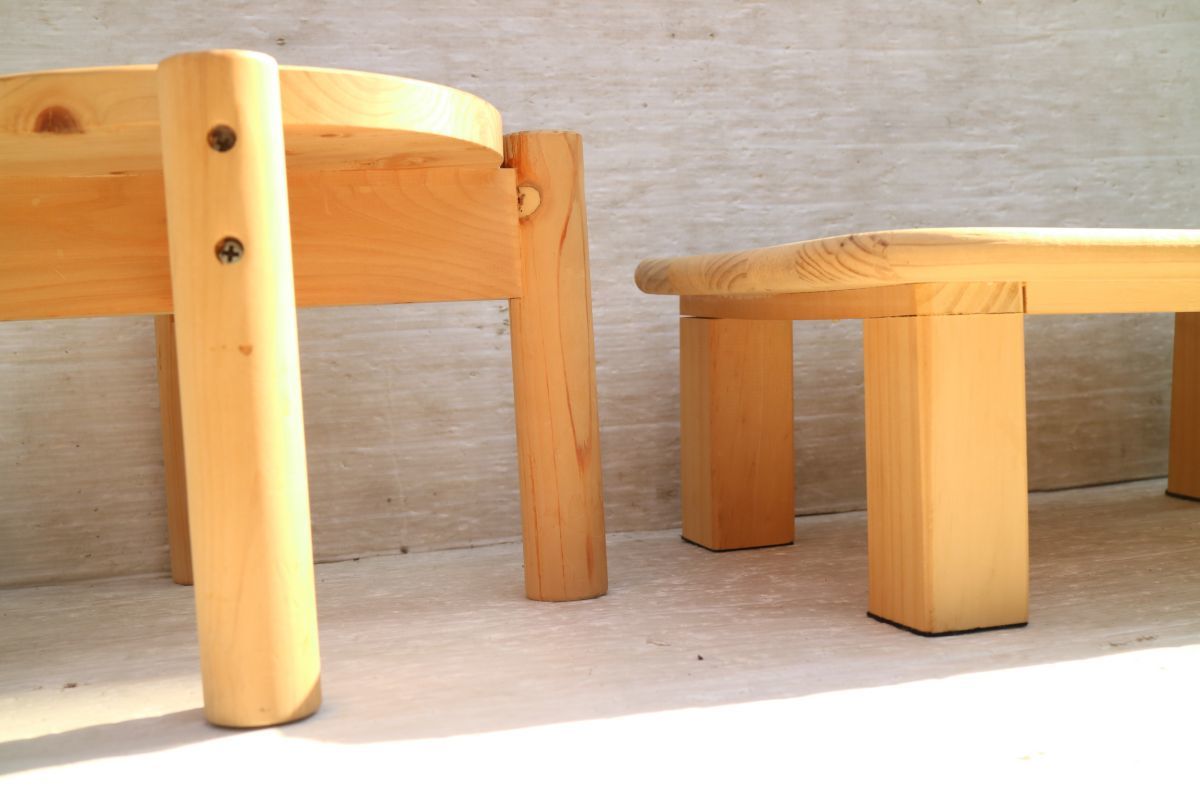 ⑤まとめ 5点 木製 イス 丸椅子 角 飾り台 平台 花台 ナチュラル シンプル 椅子 チェア インテリア トールペイント リメイク 素材 'Zc462_画像6