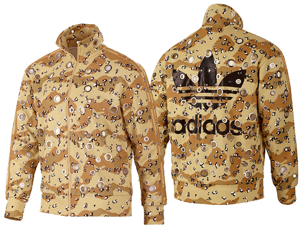 新品未使用 【定価 115500円】 ADIDAS 【JEREMY SCOTT】 JS CAMO CRYSTAL HOLE TRACK SUIT アディダス ジェレミー スコット 上下セット_画像2