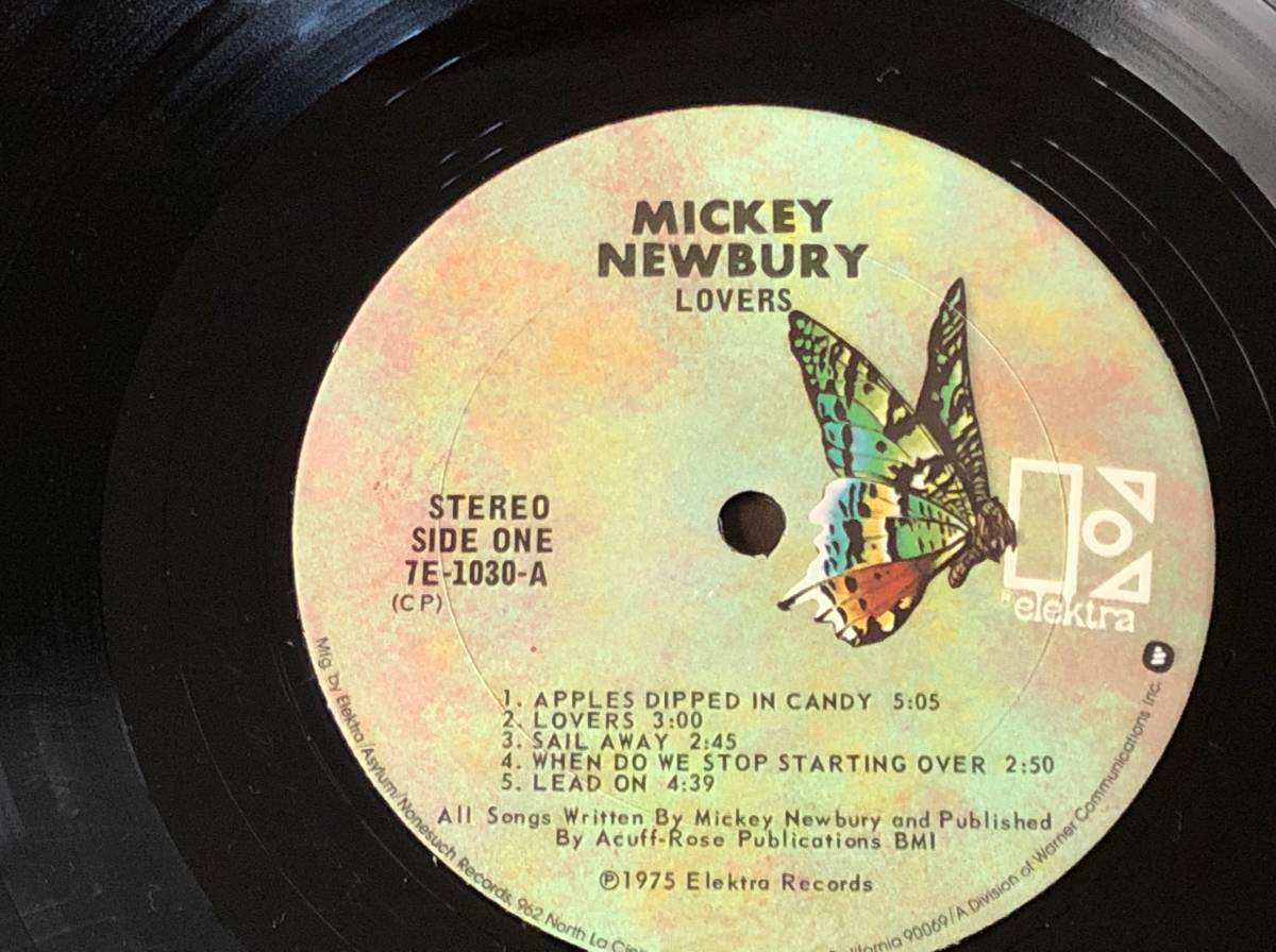 Mickey Newbury/Lovers 中古LP アナログレコード 7E-1030 ミッキー・ニューベリー_画像3