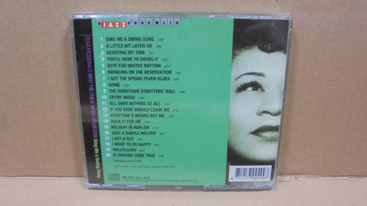 CD★エラ・フィッツジェラルド★20曲収録★Ella Fitzgerald / Sing Me a Swing Song★輸入盤★4枚同梱発送可能_画像3