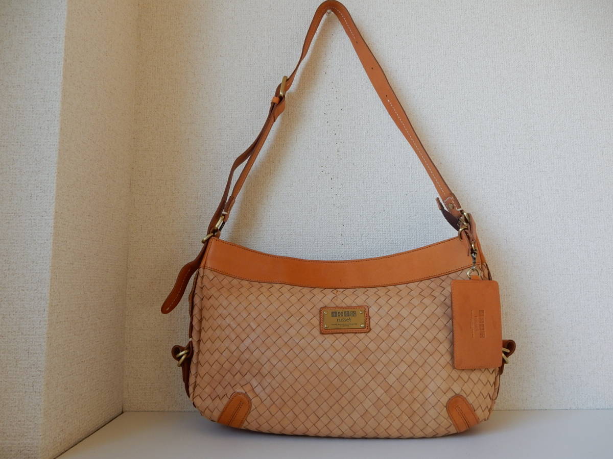 ヤフオク! - 本革☆russet(ラシット)☆イントレチャート☆B5対応...
