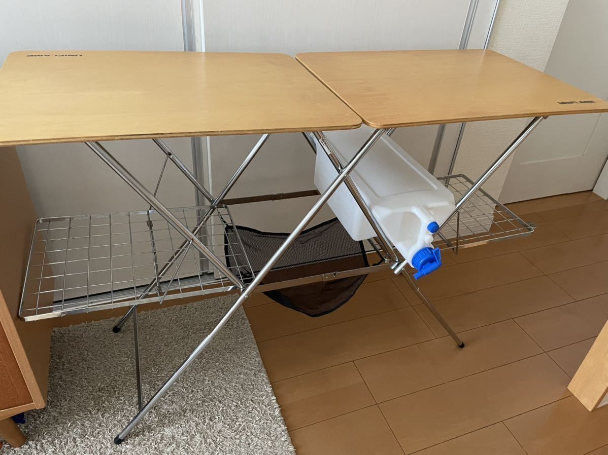 ユニフレーム キッチンスタンド 木製天板 調理器具 | d-edge.com.br