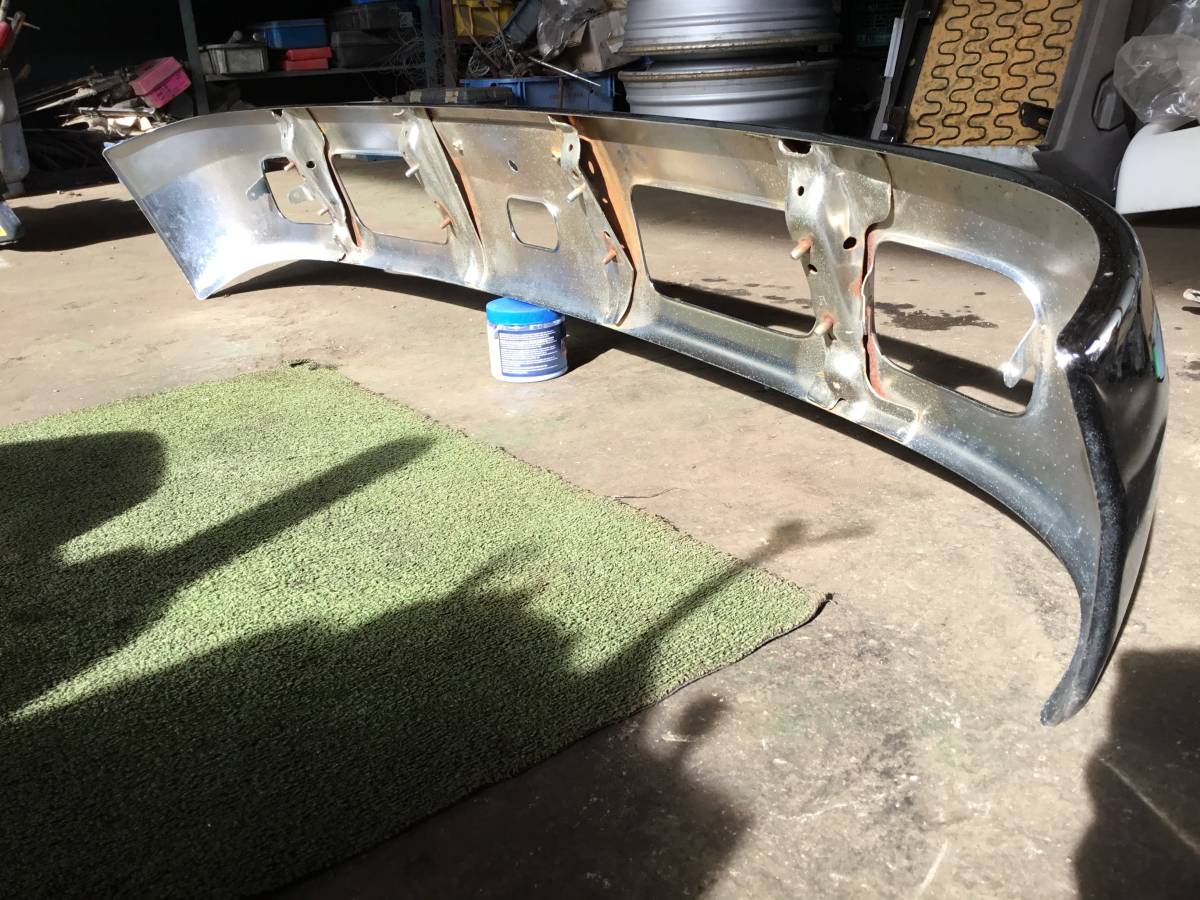  Hino Dutro plating front bumper N 211228 same day shipping possible Yahoo auc 171×26×25