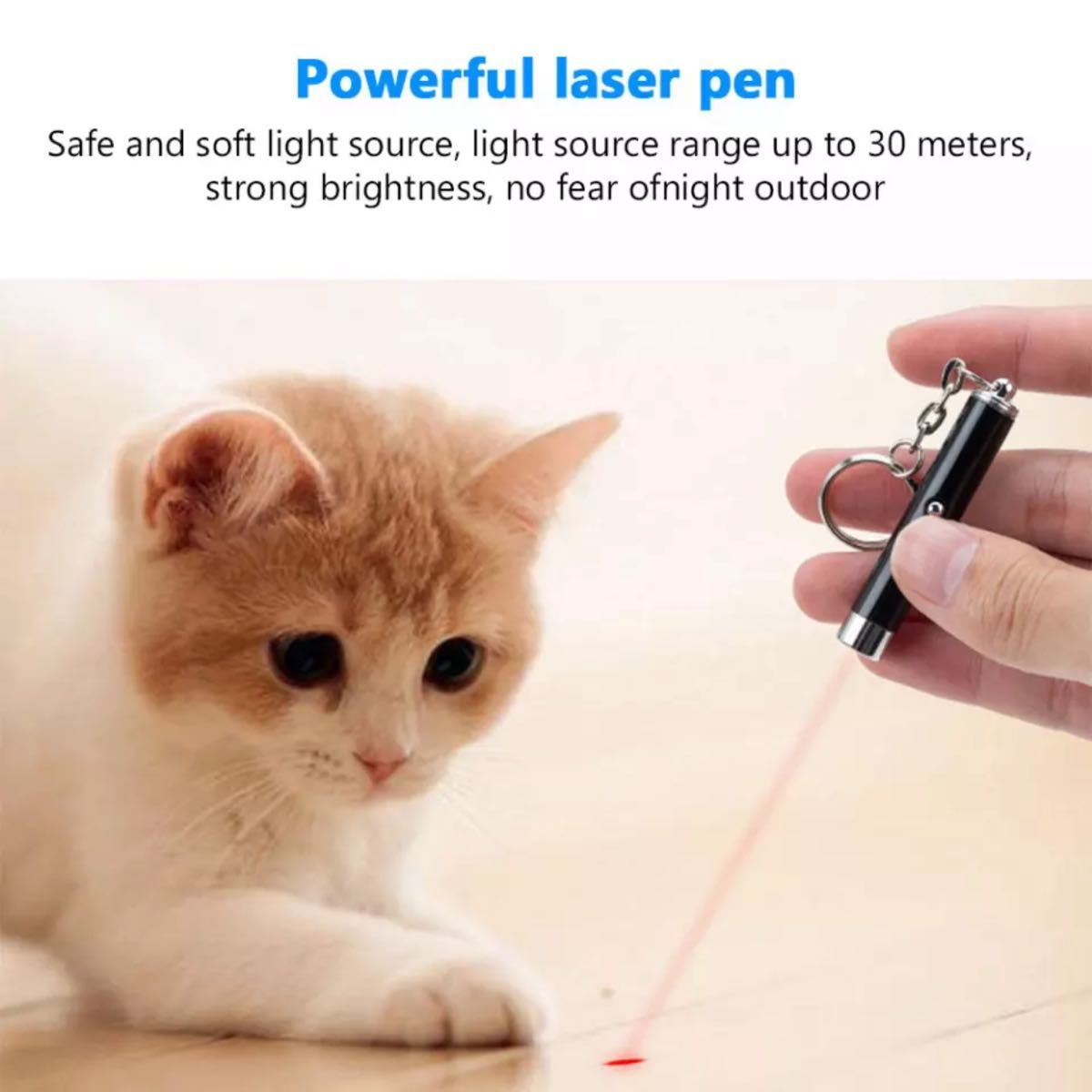 LEDポインター　猫のおもちゃ　レーザーポインター　青