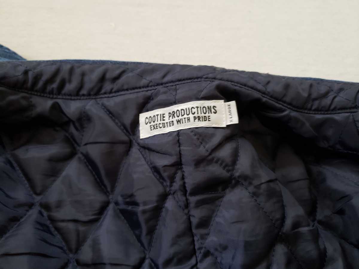 COOTIE DENIM QUILTING SHIRT JACKET デニム キルティング シャツ