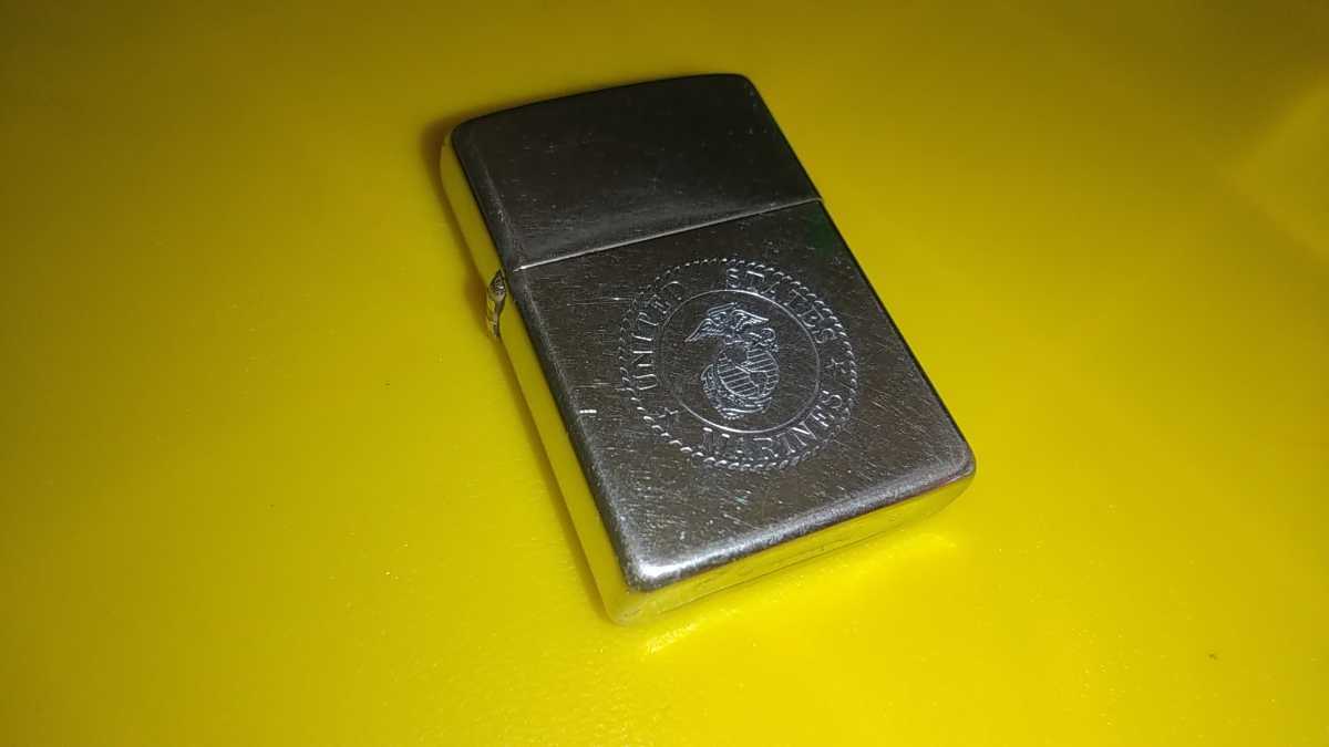 貴重な80年代！アメリカ海兵隊「マリーンズ」のZippo！1989年製！ビンテージ年代物のミリタリージッポー！_画像2