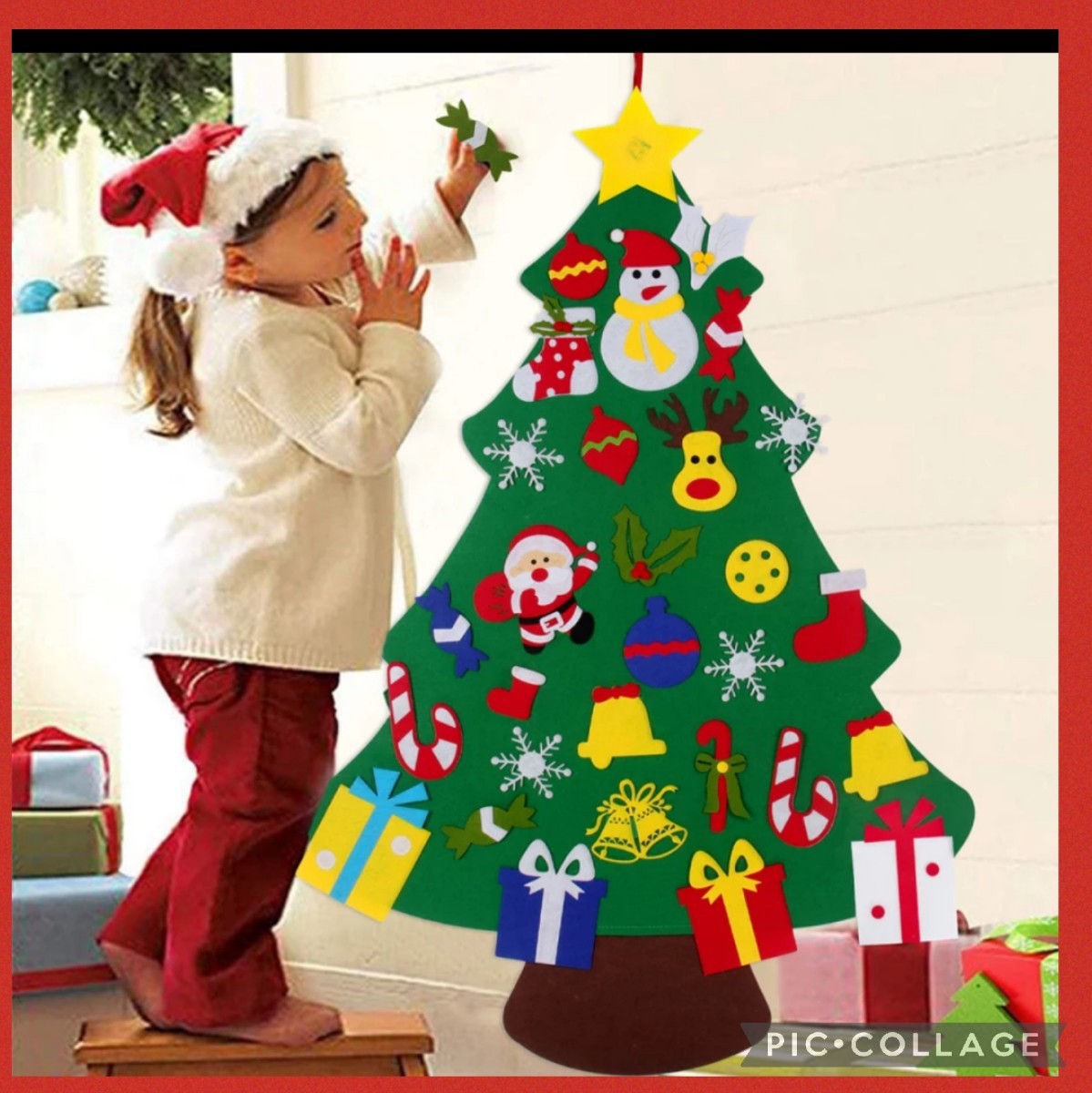 Paypayフリマ クリスマスツリー 壁飾り クリスマスリース サンタクロース クリスマス クリスマス飾り アドベントカレンダー