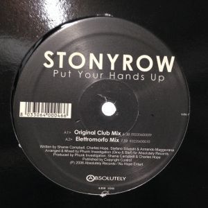 12inchレコード STONYROW / PUT YOUR HANDS UP_画像1