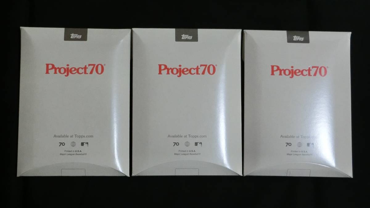 送料無料】海外限定 大谷翔平 Topps Project70 カード3種セット