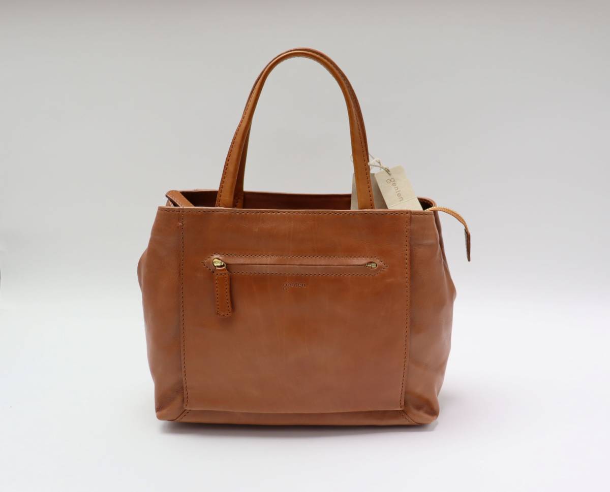  обычная цена 45,100 иен новый товар genten Genten большая сумка натуральная кожа сумка 