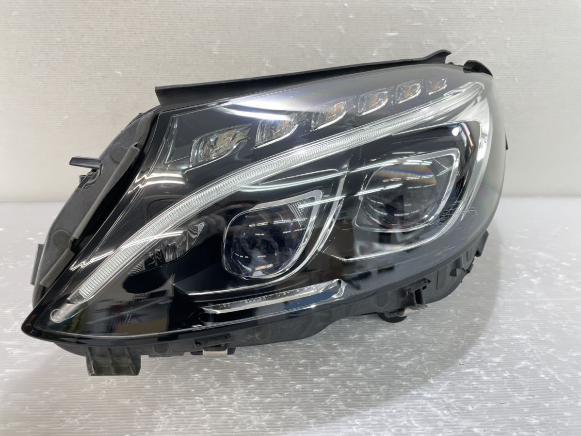 31220 ベンツ Cクラス W205 前期 純正 左 ヘッドライト LED A 205 906