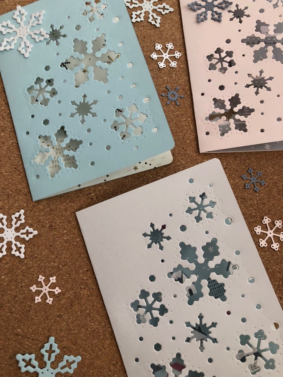 クラフトパンチ 結晶 雪の結晶 クリスマス 冬
