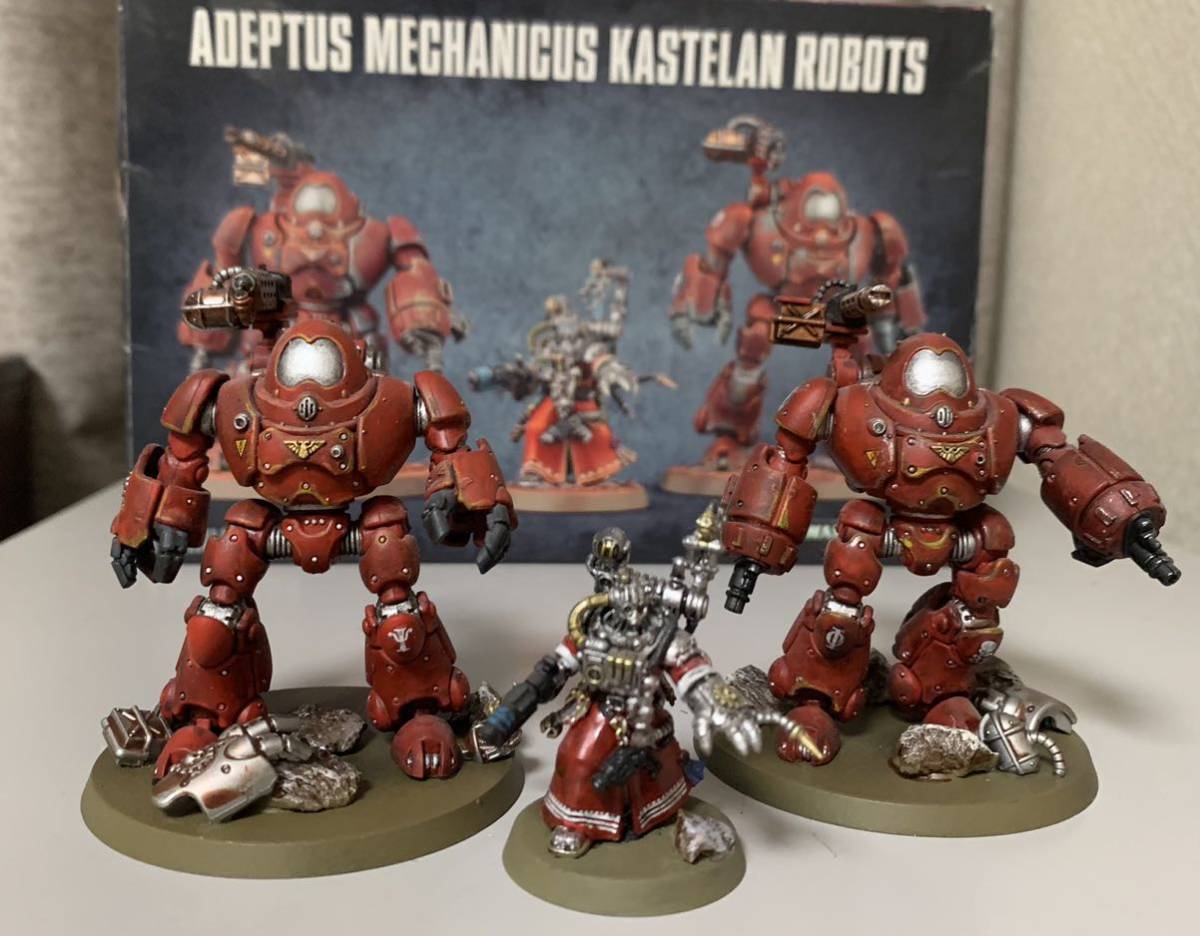 ウォーハンマー4,000 WARHAMMER ADEPTUS MECHANICUS KASTELAN ROBOTS_画像1