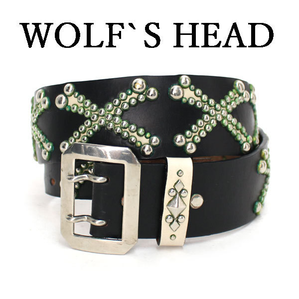 WOLF'S HEAD CROSS BONE STUDS BELT クロスボーンスタッズベルト size33 ブラック ウルフズヘッド item details | JDirectItems Auction | One Map by FROM JAPAN WOLF'S HEAD CROSS BONE STUDS BELT クロスボーンスタッズベルト size33 ブラック ウルフズヘッド item details | JDirectItems Auction | One Map by FROM JAPAN