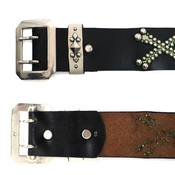 WOLF'S HEAD CROSS BONE STUDS BELT クロスボーンスタッズベルト WOLF'S HEAD CROSS BONE STUDS BELT クロスボーンスタッズベルト