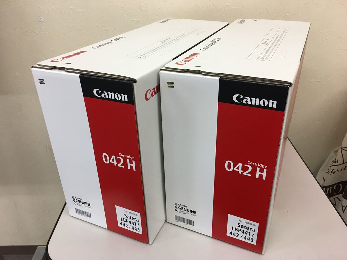 Canon キヤノン 純正トナーカートリッジ ０４２H(大容量) × 2箱 www