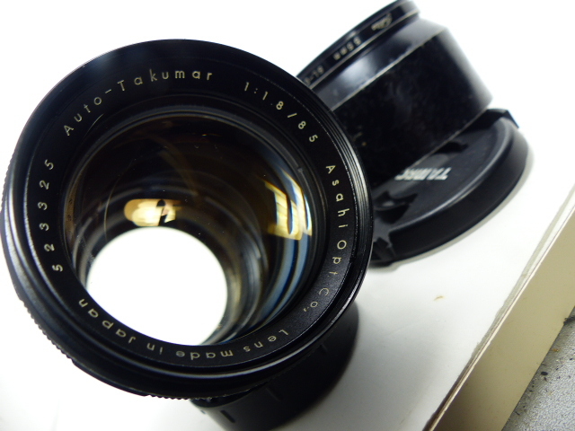 レア M42 大口径 オートタクマ 85㎜ F1.8 おまけメタルフード付 レア M42 大口径 オートタクマ 85㎜ F1.8 おまけメタルフード付