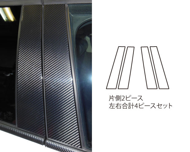 ハセプロ マジカルカーボン ピラーセット MINI クロスオーバー R60 CPMI-1S 2014.4～ シルバー 新規購入 半額品