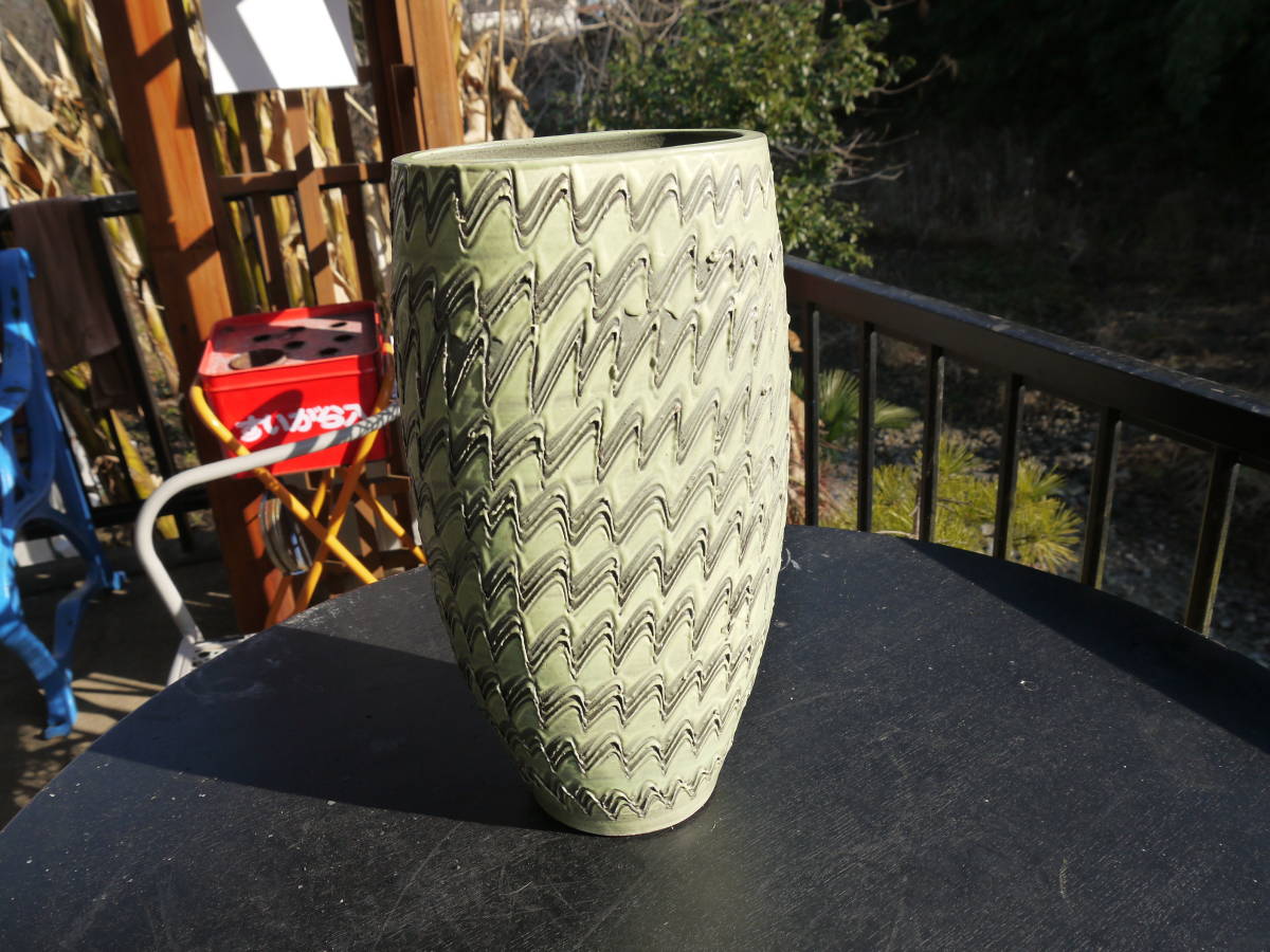 アウトレット半額 生け花　水盤　花器　陶器 花瓶
