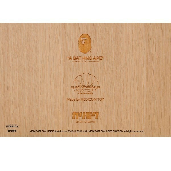 人気商品の A BATHING CLOCK WALL HEAD APE KARIMOKU X CLOCKWORKSAND ...