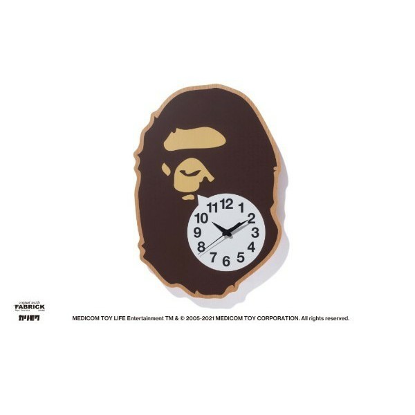 人気商品の A BATHING CLOCK WALL HEAD APE KARIMOKU X CLOCKWORKSAND ...