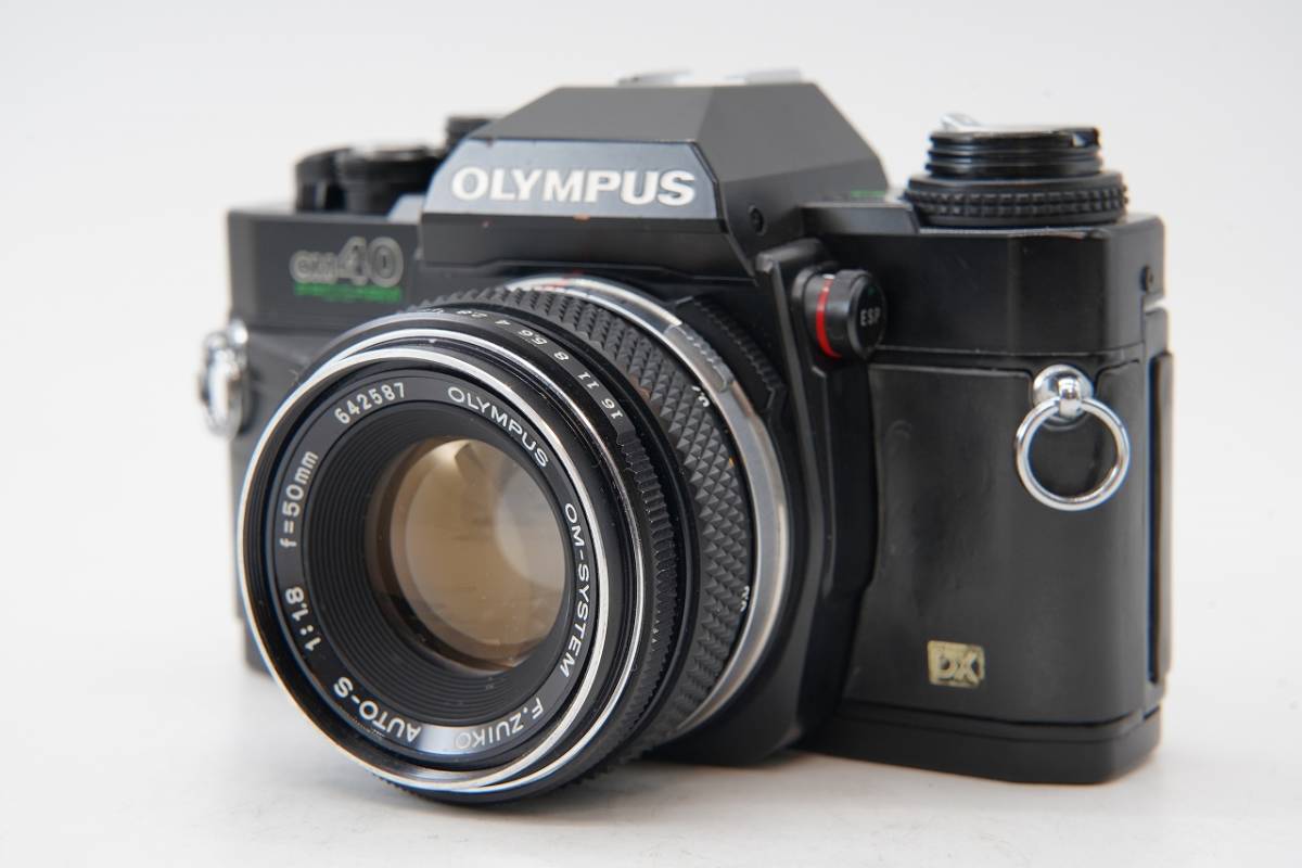 【 ジャンク品 】 オリンパス OLYMPUS OM40 PROGRAM DX OM-SYSTEM F.ZUIKO AUTO-S f1.8 50mm　 レンズ、ボディセット #1505_画像2