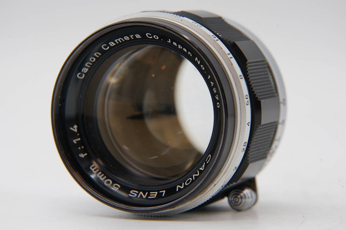 並品 】 キャノン CANON 50mm f1.4 Lマウント ＭＦ レンズ #1591