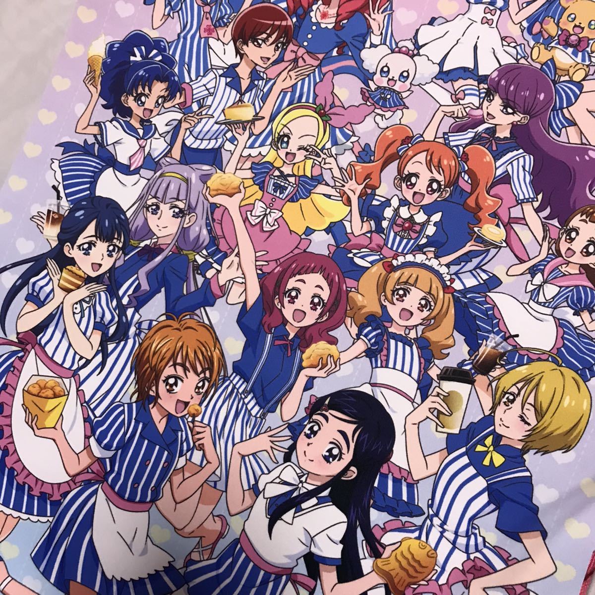 ヤフオク! - ローソン B3タペストリー HUGっと!プリキュア 魔法つ...